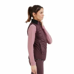 Horse Pilot - Doudoune sans manches femme Rider Vest winetasting Prune Clearance