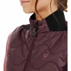 Horse Pilot - Doudoune sans manches femme Rider Vest winetasting Prune Clearance