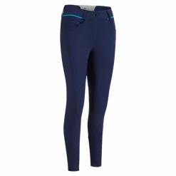 Horse Pilot - Pantalon d'équitation femme X-Grip Marine Hot
