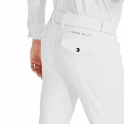 Horse Pilot - Pantalon d'équitation homme X-Grip Blanc Hot