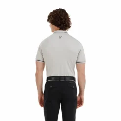 New Horse Pilot - Polo homme manches courtes Atlas wind grey Gris