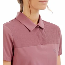 Horse Pilot - Polo manches courtes femme Ariia dark pink Rose