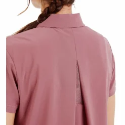 Horse Pilot - Polo manches courtes femme Ariia dark pink Rose
