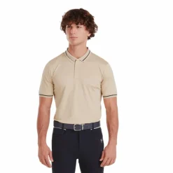 Outlet Horse Pilot - Polo manches courtes homme Atlas latte Beige