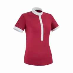 Horse Pilot - Polo manches courtes femme Aerolight rubis Rouge Best