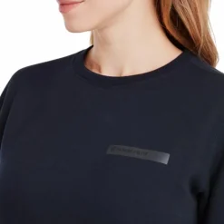 Horse Pilot - Sweat manches longues femme Merinos dark night Marine