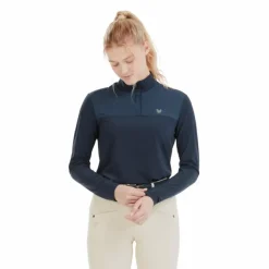 Horse Pilot - T-shirt femme manches longues Sunrise navy Marine Discount