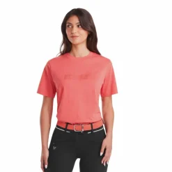 Horse Pilot - T-shirt manches courtes femme Team coral Rose