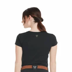 Discount Horse Pilot - T-shirt manches courtes femme Team shirt black Noir