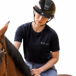 Horse Pilot - T-shirt manches courtes femme Merinos dark night Marine Hot
