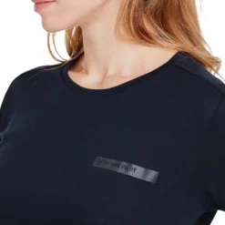 Horse Pilot - T-shirt manches courtes femme Merinos dark night Marine Hot