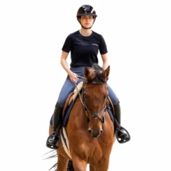 Horse Pilot - T-shirt manches courtes femme Merinos dark night Marine Hot