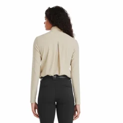 Horse Pilot - T-shirt manches longues femme Sunrise latte Marron Clearance