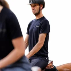 Horse Pilot - T-shirt manches courtes homme Merinos dark night Marine