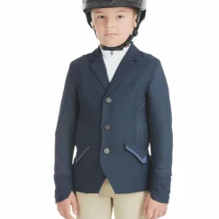 Online Horse Pilot - Veste de concours garçon Aeromesh Marine