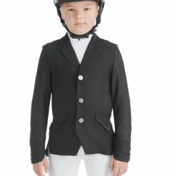 New Horse Pilot - Veste de concours garçon Aeromesh Noir