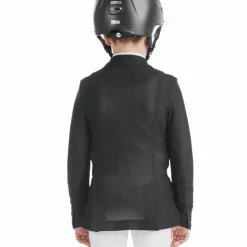 New Horse Pilot - Veste de concours garçon Aeromesh Noir