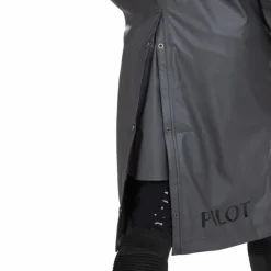 Horse Pilot - Veste de pluie homme Long Raintech iron Gris Discount