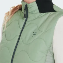 Horse Pilot - Veste sans manches femme doux Vert Outlet