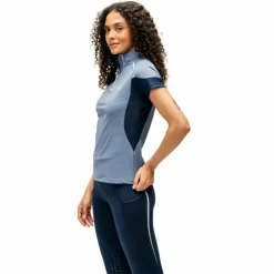 Outlet Horseware - Baselayer manches courtes femme Stamina Hw blue Bleu
