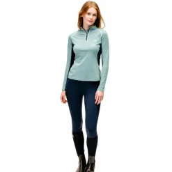 Clearance Horseware - Baselayer manches longues femme Stamina hw sage Vert