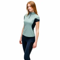 Horseware - Baselayer manches courtes femme Stamina hw sage Vert Hot