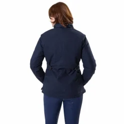 Horseware - Blouson manches longues femme Newmarket Wax Marine Hot