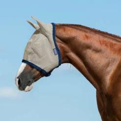Sale Horseware - Bonnet anti-insectes Amigo Fly Mask / marine Beige
