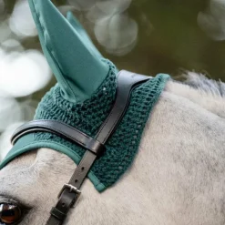 Horseware - Bonnet pour chevaux Ear Net dynasty green Vert Online