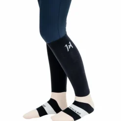 Horseware - Chaussettes d'équitation unisexe Newmarket Athletix Marine New