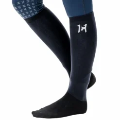 Horseware - Chaussettes d'équitation unisexe Athletix Marine Discount