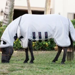 Horseware - Chemise anti-mouches Amigo Ripstop  Petite Hoody argent/ lime/ marine/ rose Gris Discount