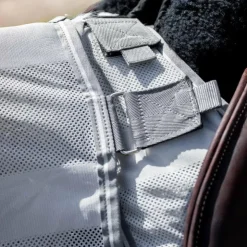 Online Horseware - Chemise anti-mouches de monte Amigo Flyrider argent/ titanium grey/ argent Gris