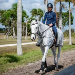 Online Horseware - Chemise anti-mouches de monte Amigo Flyrider argent/ titanium grey/ argent Gris