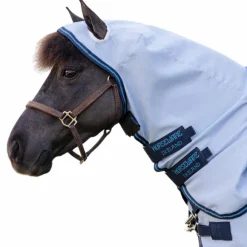 Horseware - Chemise anti-mouches Amigo Ripstop  Petite Hoody azure blue/ marine/ électrique Bleu Outlet