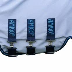 Horseware - Chemise anti-mouches Amigo Ripstop  Petite Hoody azure blue/ marine/ électrique Bleu Outlet