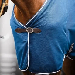 Horseware - Chemise de transport Rambo marine/ argent Bleu