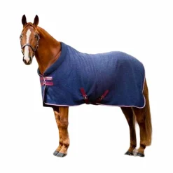 Horseware - Chemise polaire Cosy Cooler à Reliefs Marine Sale