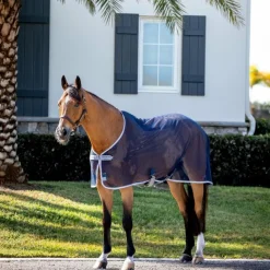 Horseware - Chemise séchante Amigo Net Cooler / titanium grey/ argent Marine New