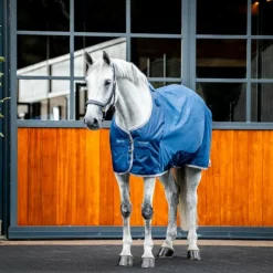 Horseware - Chemise séchante thérapeutique Ionic Therapy imperial blue/ argent/ marine 0g Bleu New