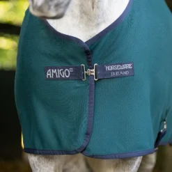 Horseware - Chemise séchante Amigo Jersey dynasty green/ marine/ argent Vert Hot
