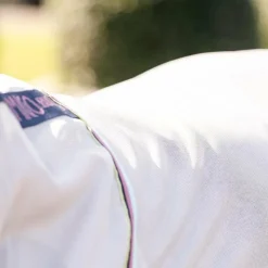 Horseware - Couverture anti-mouches Amigo Bug Rug Plus Pony argent/ lime/ marine/ rose/ bleu Gris