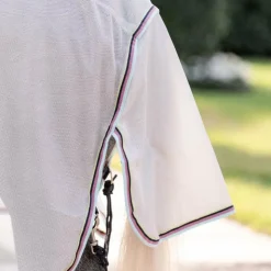 Horseware - Couverture anti-mouches Amigo Bug Rug Plus Pony argent/ lime/ marine/ rose/ bleu Gris