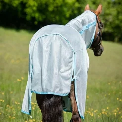 Discount Horseware - Couverture anti-mouches Amigo AmECO bug buster argent/ bleu clair Gris