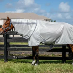 Discount Horseware - Couverture anti-mouches Amigo Bug Rug Plus XL argent/ titanium grey/ argent Gris