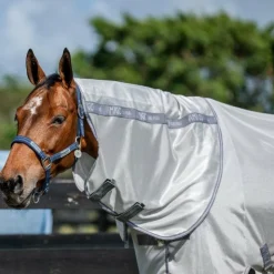 New Horseware - Couverture anti-mouches Amigo Bug Rug Plus argent/ titanium grey/ argent Gris