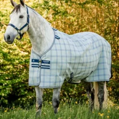 Horseware - Couverture anti-mouches Newmarket Pony witney navy Bleu