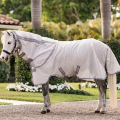 Horseware - Couverture anti-mouches Amigo Bug Rug Plus Pony argent/ titanium grey/ argent Gris Outlet