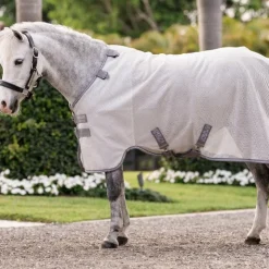 Horseware - Couverture anti-mouches Amigo Bug Rug Plus Pony argent/ titanium grey/ argent Gris Outlet