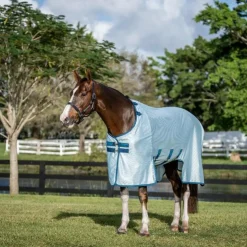 Horseware - Couverture anti-mouches Amigo Bug Buster azure blue/ marine/ électrique Bleu Online